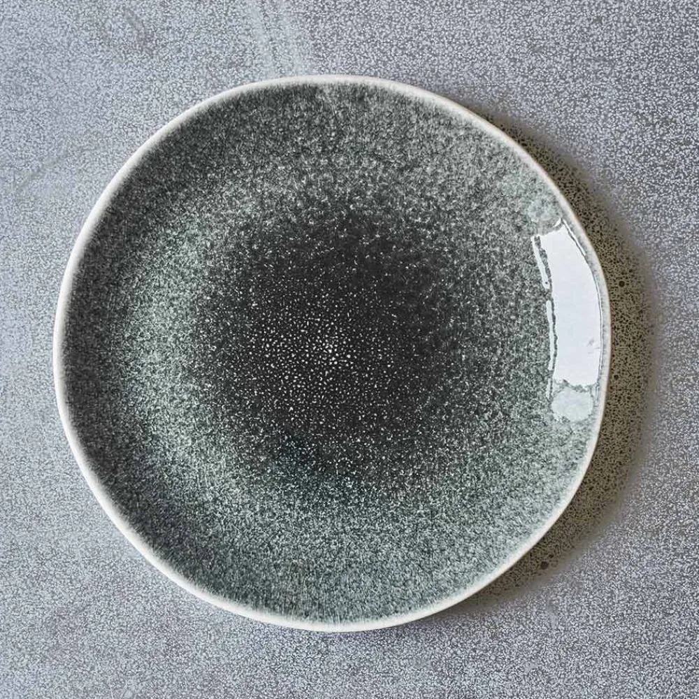 925 JARS CERAMISTES Assiette ronde Maguelone - Orage