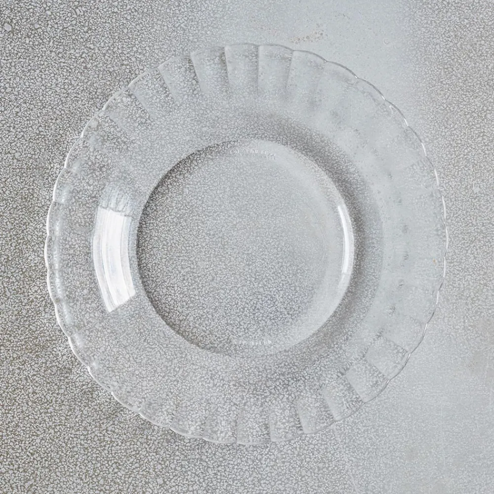 930 BARBIER DURALEX Assiette transparente Picardie