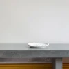 1286 HOUSEHOLD HARDWARE Assiette Zigzag - Blanche