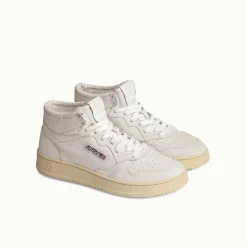 Women Autry - Baskets 01 Mid Wom - Blanc