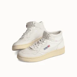 Women Autry - Baskets 01 Mid Wom - Blanc