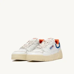 AUTRY - Baskets CLC Low - Blanc & Orange