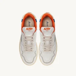 AUTRY - Baskets CLC Low - Blanc & Orange