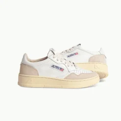 Autry - Baskets Medalist Low - Blanche & Beige
