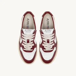 Autry - Baskets Medalist Low Bicolore - Bordeaux