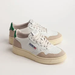 Women Autry - Baskets Medalist Low Wom - Vert & Beige