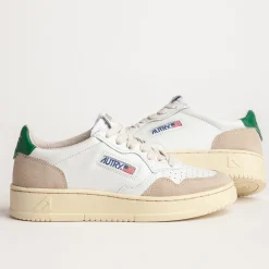 Women Autry - Baskets Medalist Low Wom - Vert & Beige