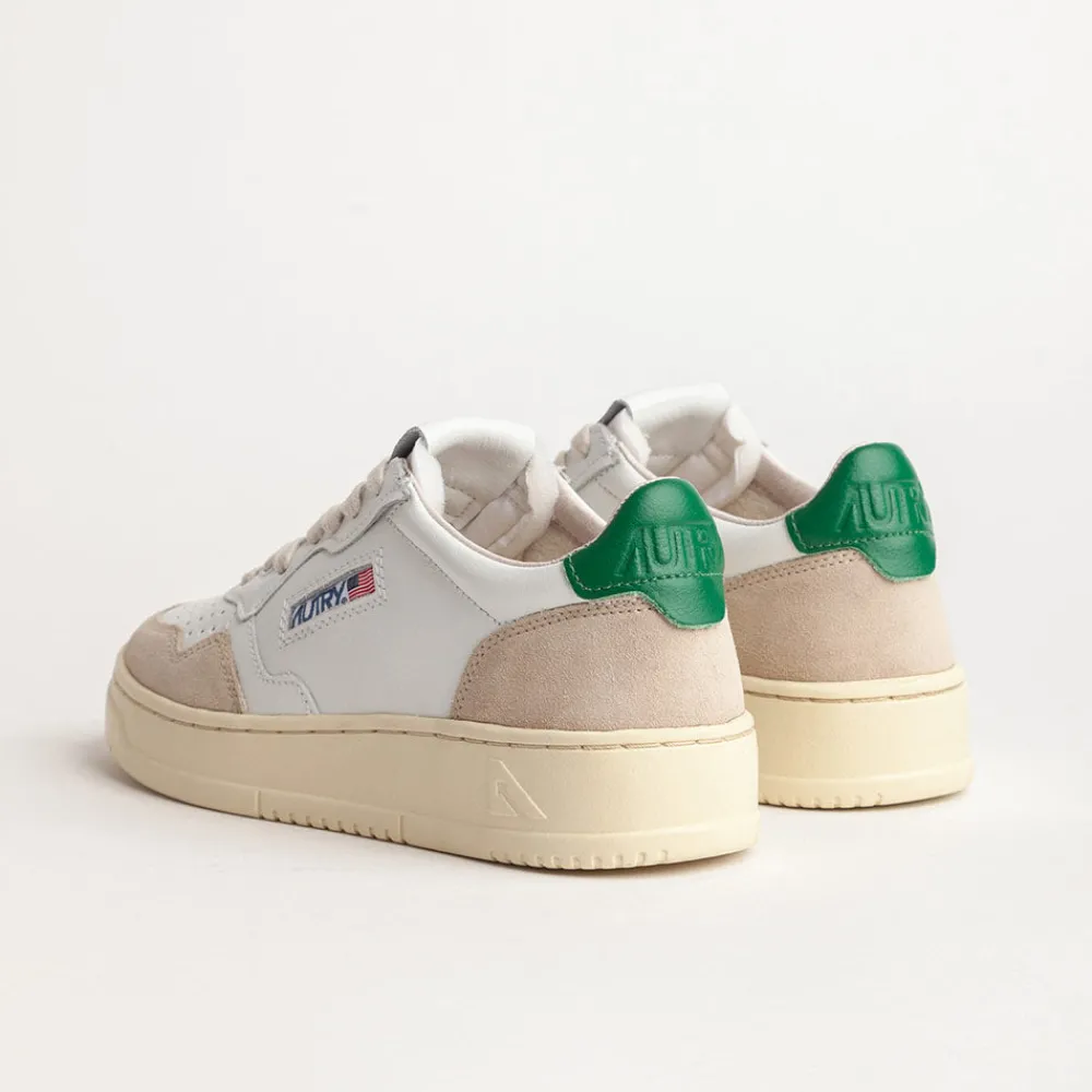 Women Autry - Baskets Medalist Low Wom - Vert & Beige