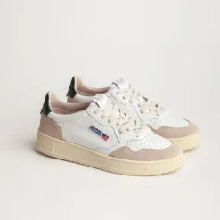 Women Autry - Baskets Medalist Low - Kaki & Beige