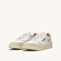 AUTRY - Baskets Medalist Low Suede - Orange