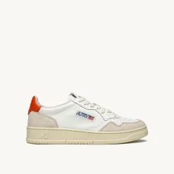 AUTRY - Baskets Medalist Low Suede - Orange