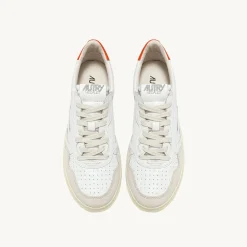 AUTRY - Baskets Medalist Low Suede - Orange