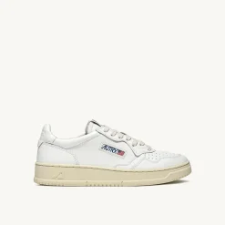Women AUTRY - Baskets Medalist Low Cuir - Blanc