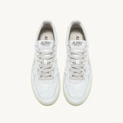 Women AUTRY - Baskets Medalist Low Cuir - Blanc