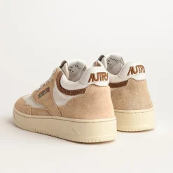 Women Autry - Baskets Open Mid - Ecru
