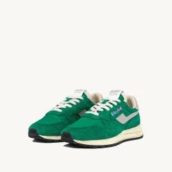 AUTRY - Baskets Reelwind Low - Blanche & Vert