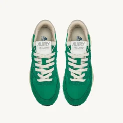 AUTRY - Baskets Reelwind Low - Blanche & Vert