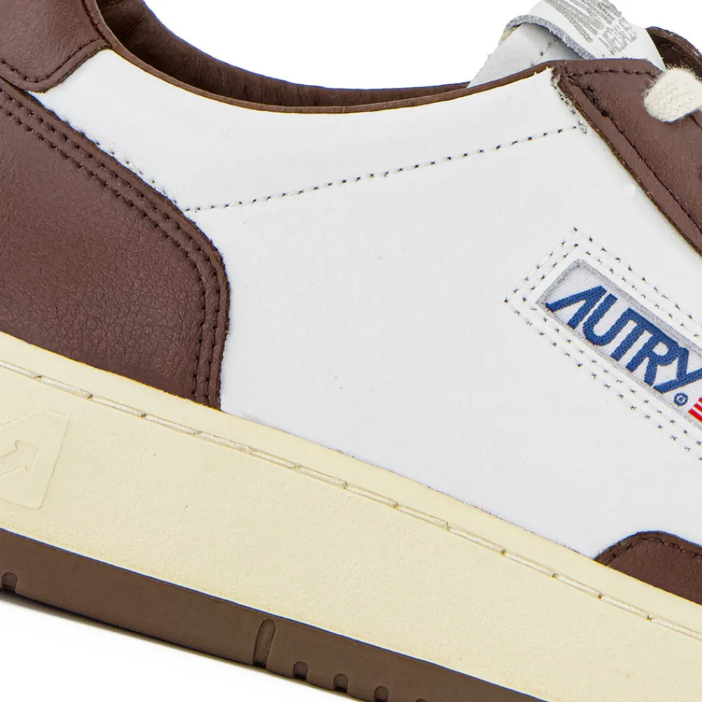 Autry - Medalist Low Man - Marron/Blanc