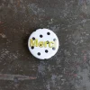 2261 STICKER MULE Badge Merci - Pois Noir