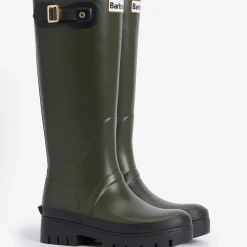 Women Barbour - Bottes Snowdon Wellingtons - Olive