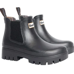 Women Barbour - Bottines Halton - Noir