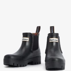 Women Barbour - Bottines Halton - Noir