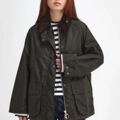 Women Barbour - Veste Bedale Wax - Olive