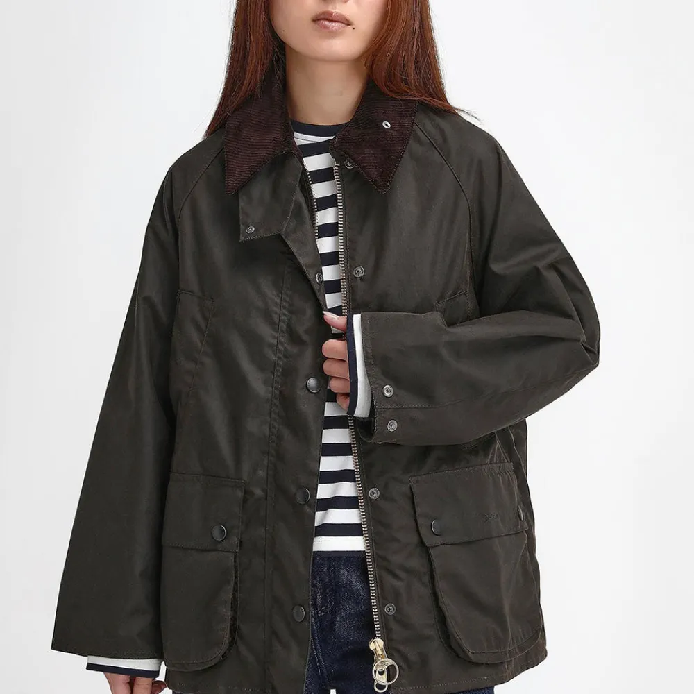 Women Barbour - Veste Bedale Wax - Olive