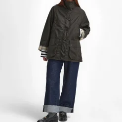 Women Barbour - Veste Bedale Wax - Olive