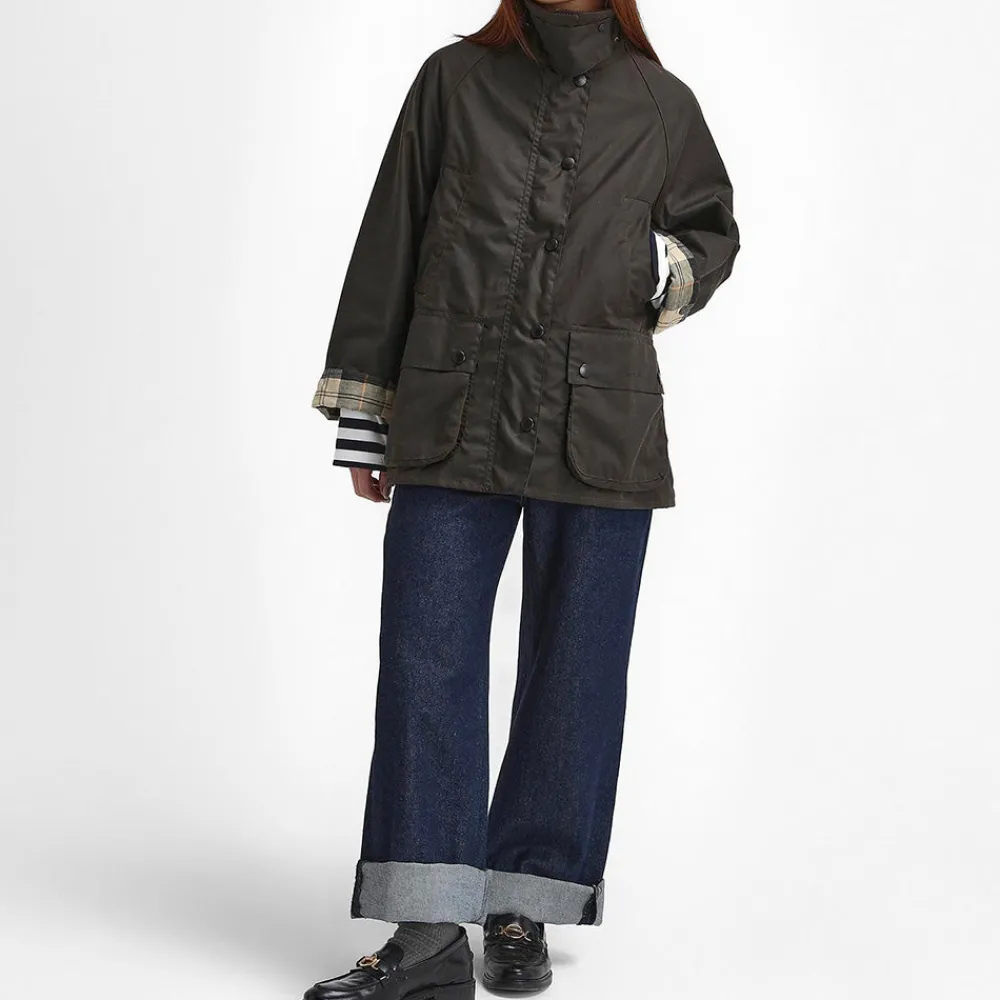 Women Barbour - Veste Bedale Wax - Olive