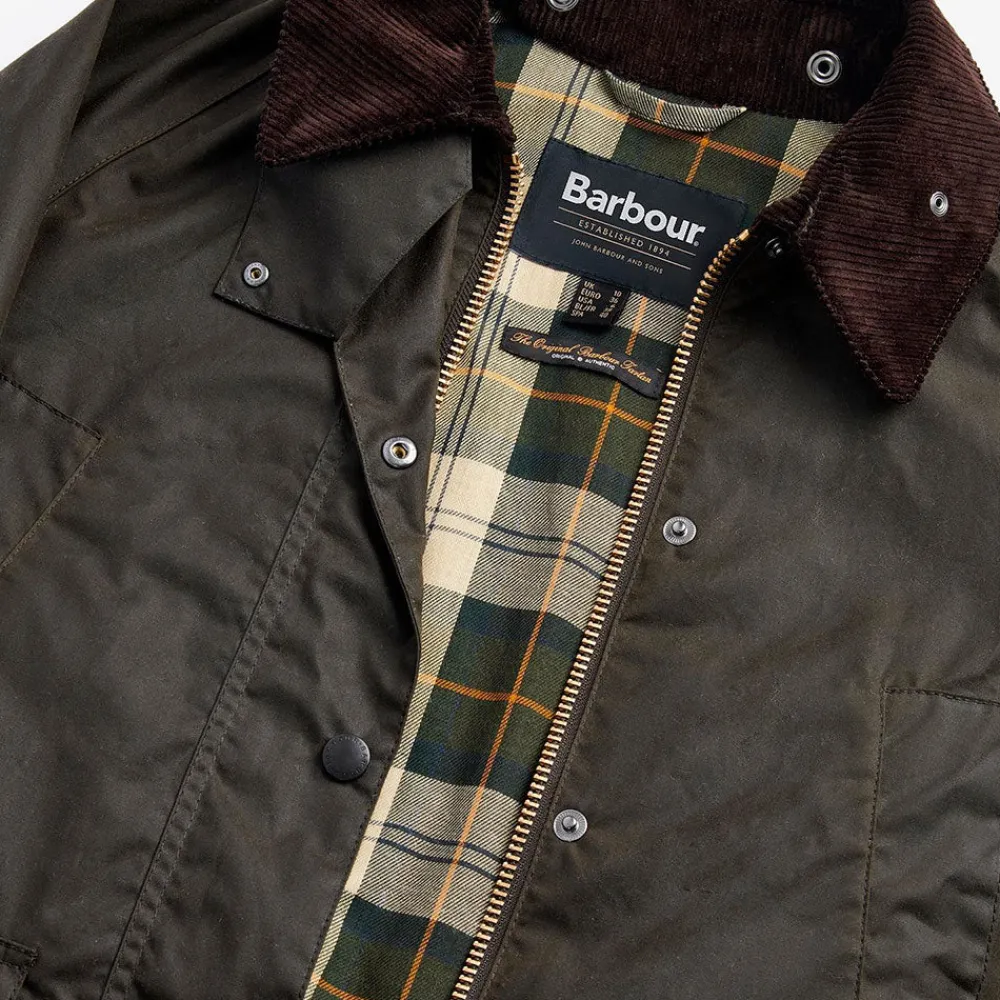 Women Barbour - Veste Bedale Wax - Olive