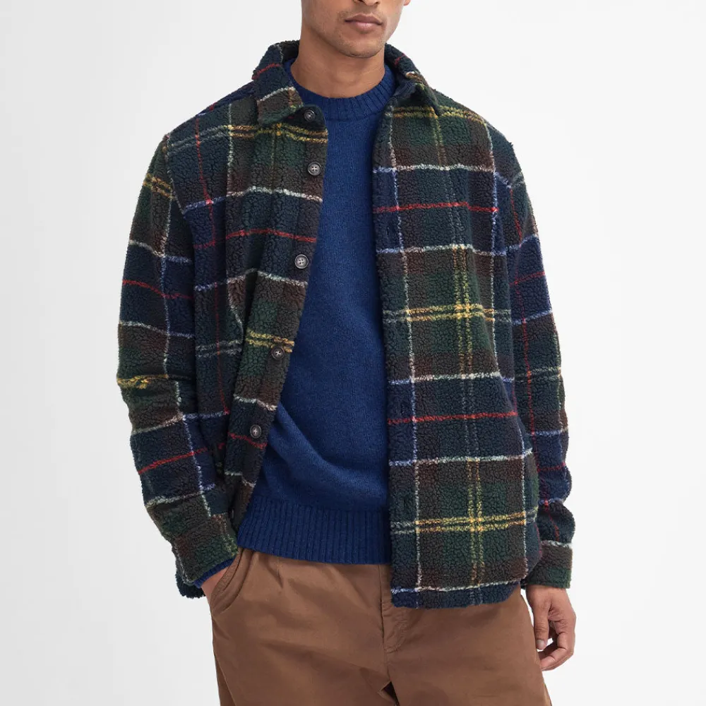 Barbour - Veste Bryson Tartan - Bleu