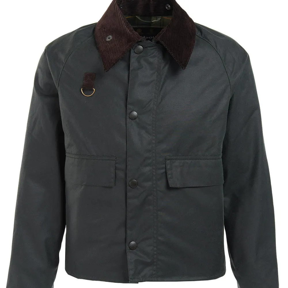 Women Barbour - Veste Cirée Slim - Bleu