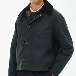 Women Barbour - Veste Cirée Slim - Bleu