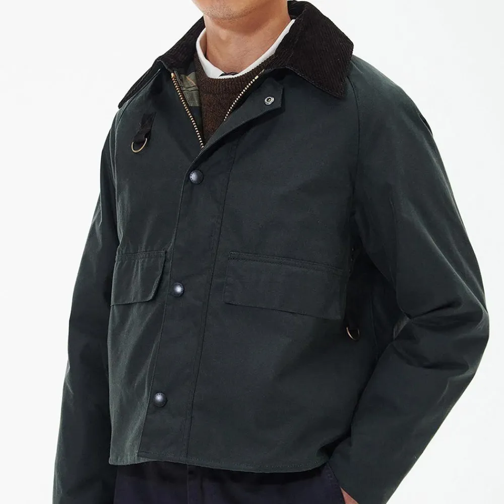 Women Barbour - Veste Cirée Slim - Bleu