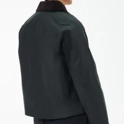 Women Barbour - Veste Cirée Slim - Bleu