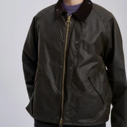 Barbour - Veste Os Transport Wax - Olive