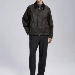 Barbour - Veste Os Transport Wax - Olive