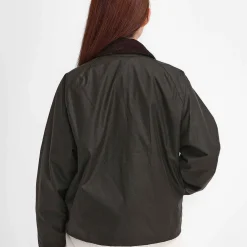 Women Barbour - Veste Transport Wax - Olive