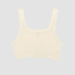Women BASERANGE - Bralette Heart - Blanc