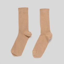 Women BASERANGE - Chaussettes côtelées Rib - Beige