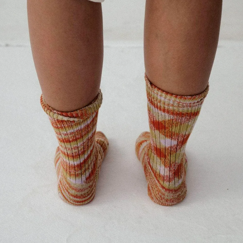 Women Baserange - Chaussettes Tordadés - Orange