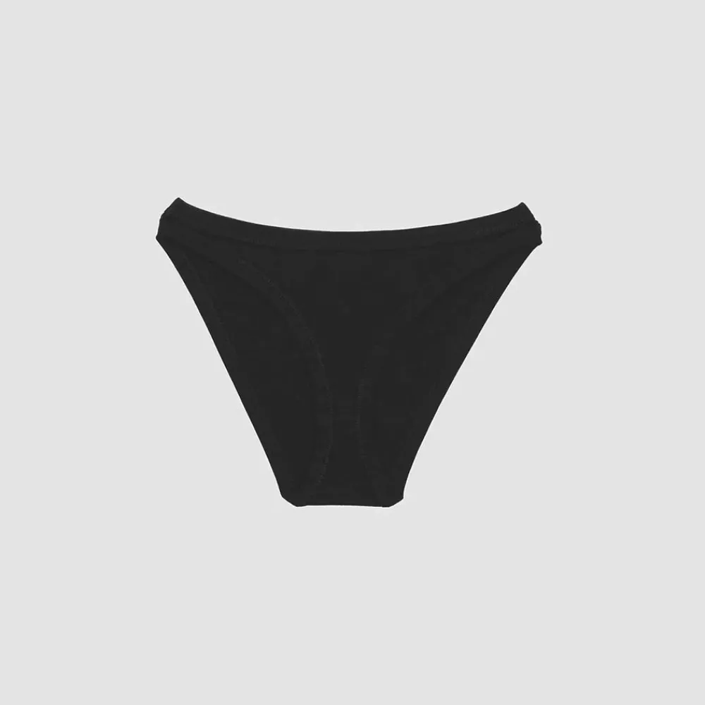 Women BASERANGE - Culotte Heart Bell - Noir