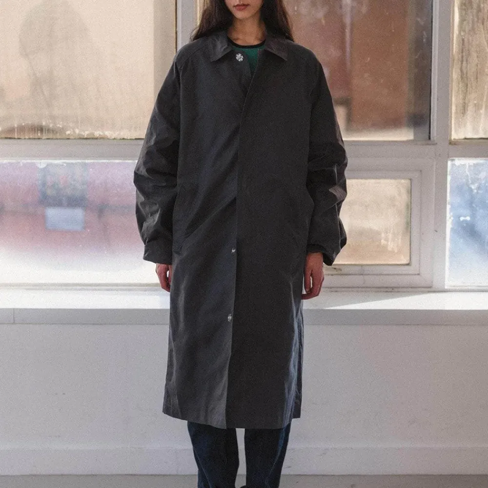 Women BASERANGE - Manteau Long Even - Noir