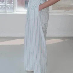 Women BASERANGE - Pantalon pyjama Kolla - Rayées Bleu