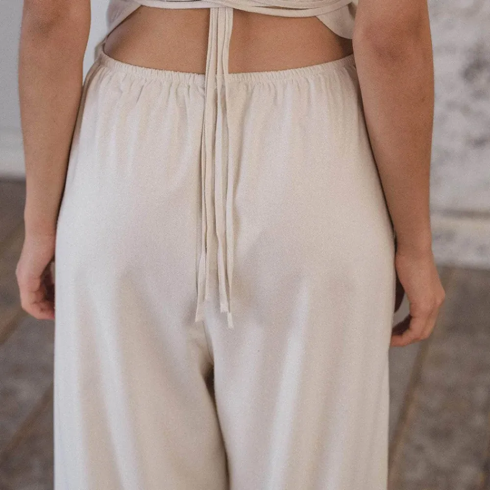 Women BASERANGE - Pantalon Stoa - Blanc