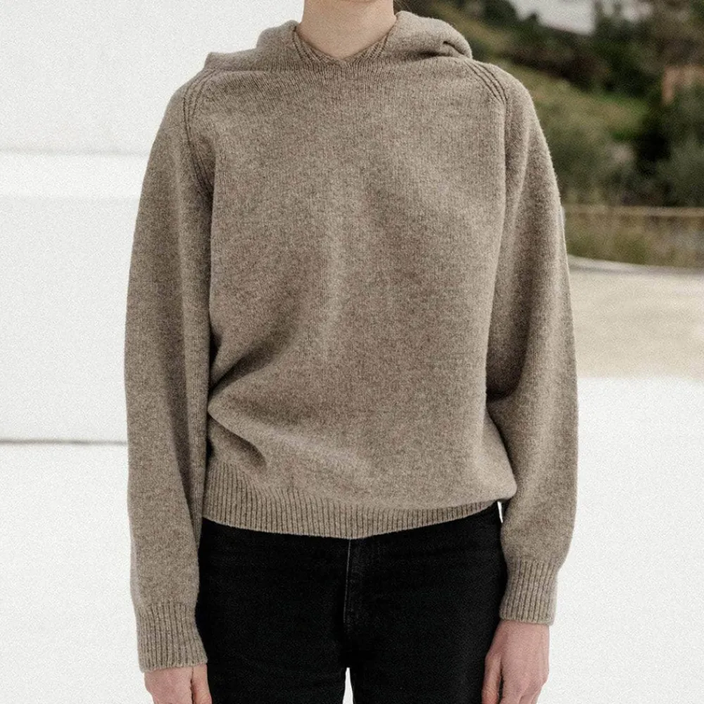 Women BASERANGE - Pull soar - Marron Taupe