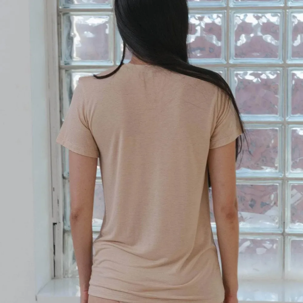 Women BASERANGE - Tee-Shirt - Nude