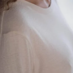 Women BASERANGE - T-Shirt en Soie - Blanc