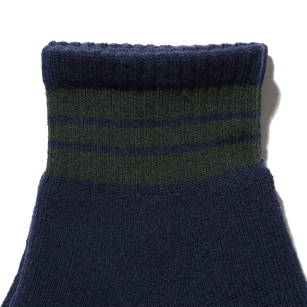 Women BEAMS Plus - Chaussettes School Boy - Marine
